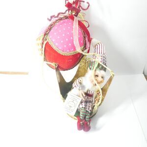 Mark Roberts World’s Fair Balloon Elves A4 2011 Elf Hot Air Balloon